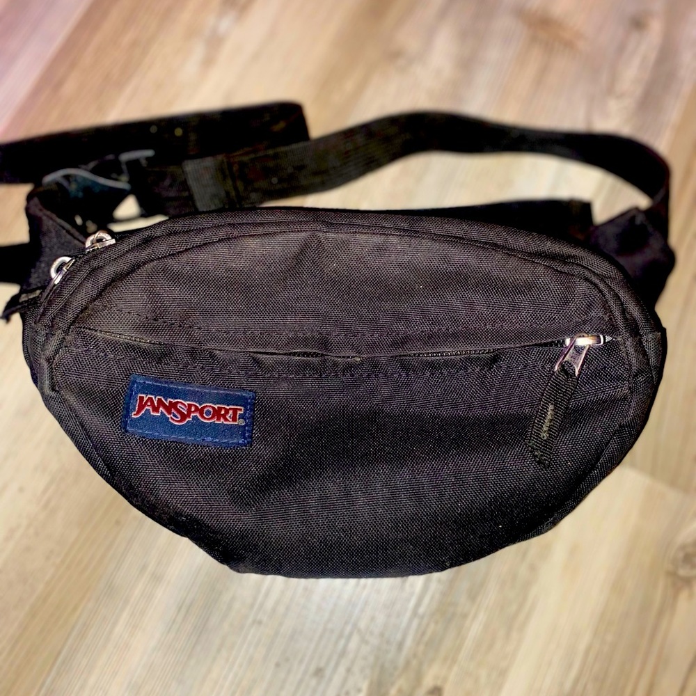 Black Jansport Fanny pack.